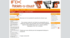 Desktop Screenshot of pistolets-a-clous.fr